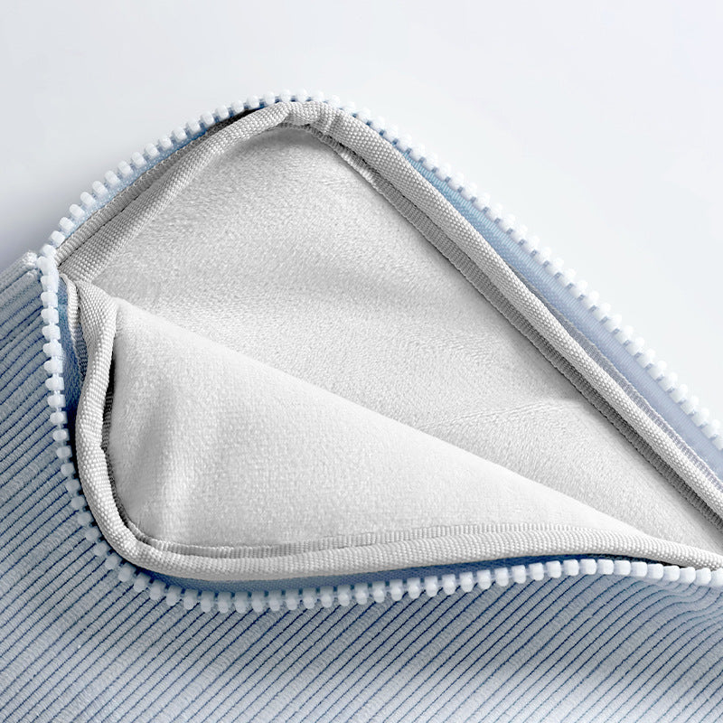 Padded ribbed fabric laptop sleeve for ultrabooks and notebooks Bowlift