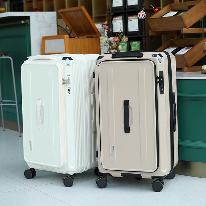 Sleek Aerodynamic Rolling Suitcase