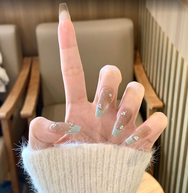 Decorative Character-Themed Press-On Nails with 3D Elements Bowlift