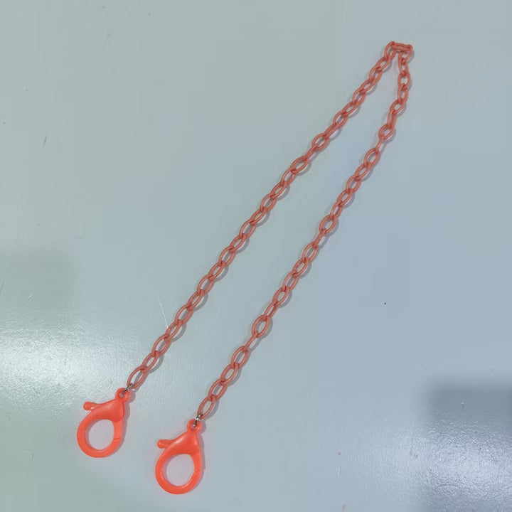 Fashionable Glasses Holder Chain Made of Transparent Material Bowlift
