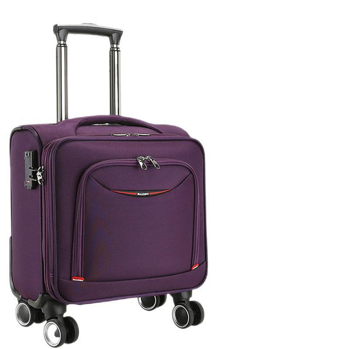 Hard-shell trolley suitcase with stable 360-degree wheels and integrated combination lock Bowlift
