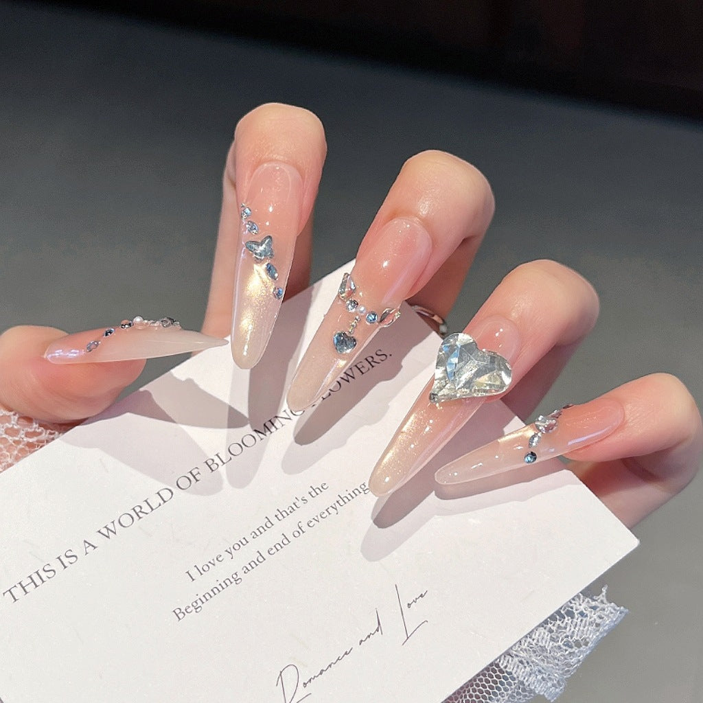 Glamorous Decorative Press-On Nail Set Bowlift