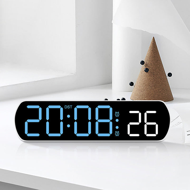Digital table clock with temperature and date display Bowlift