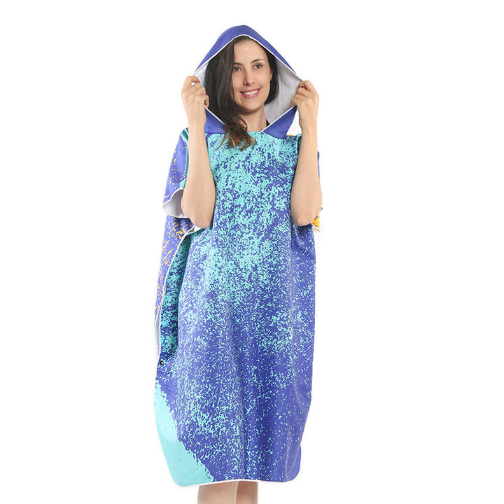 Beach dress with tropical print Bowlift