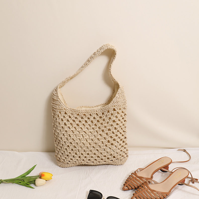 Handmade Macrame Tote Bag Bowlift