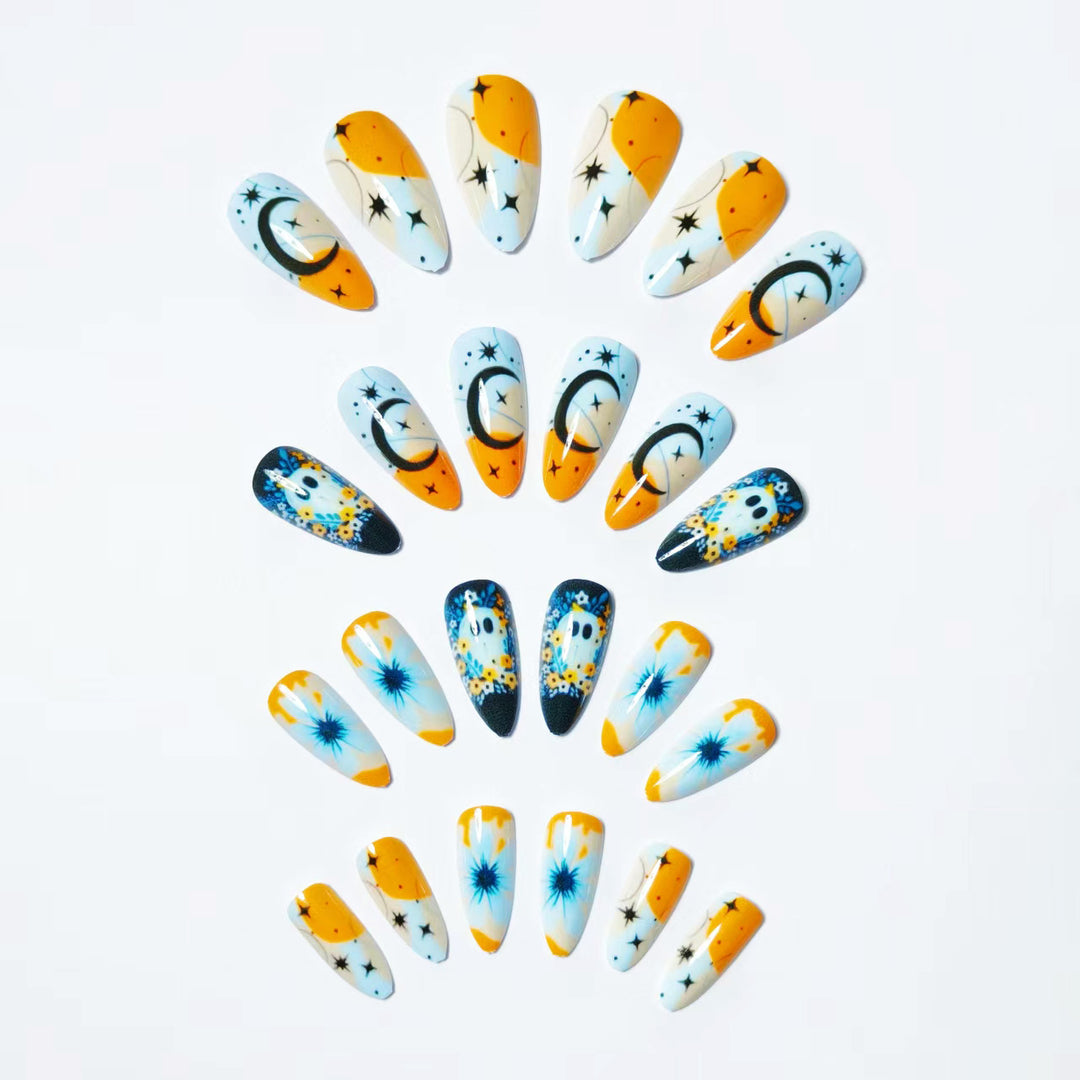 Creative Halloween-style Art Nails Bowlift
