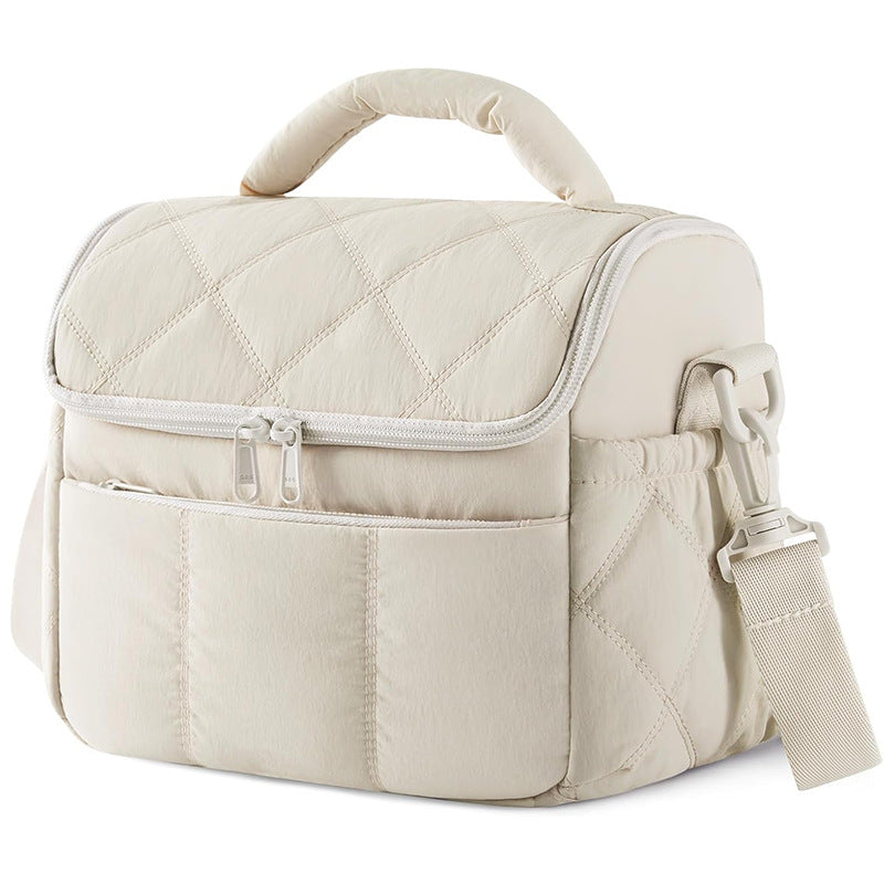 Elegant cosmetic bag with practical carrying handle Bowlift