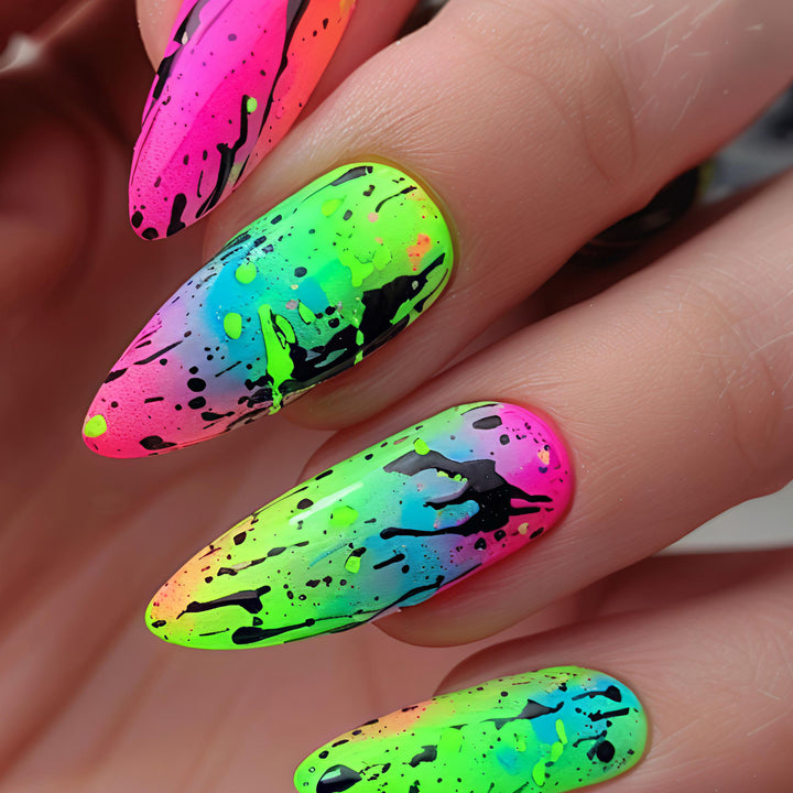 Creative Neon Nail Art Bowlift