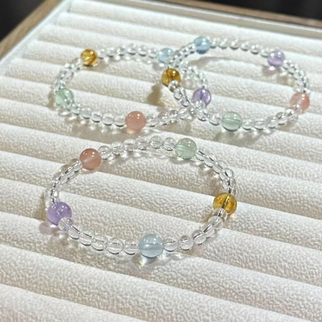 Adjustable Gemstone Stretch Bracelet Bowlift