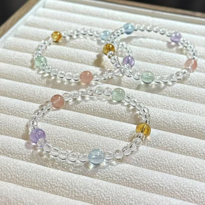Adjustable Gemstone Stretch Bracelet Bowlift