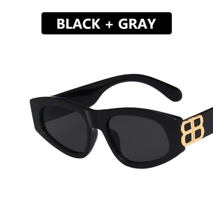 Women's fashionable cat-eye sunglasses with luxurious accents Bowlift
