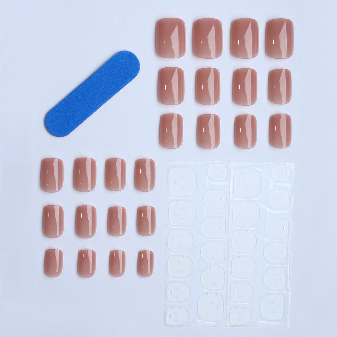 Elegant artificial nails with glossy finish Bowlift