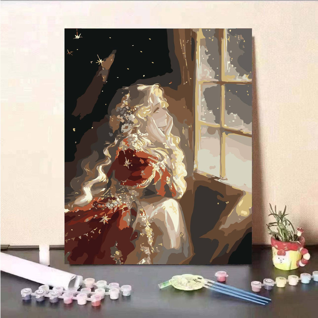 Dreamy Night Sky Canvas Art Kit Bowlift
