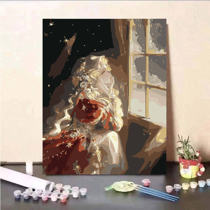 Dreamy Night Sky Canvas Art Kit Bowlift