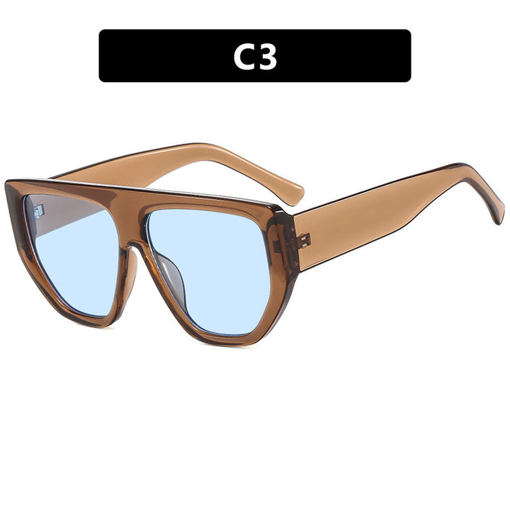 Women's fashionable oversized sunglasses with innovative Bowlift frame