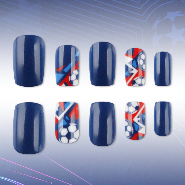 Sports-Themed Press-On Nails Bowlift