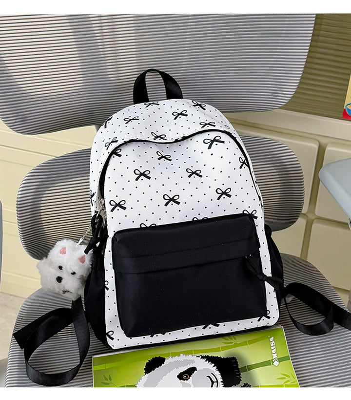 Whimsical Pattern Casual School Backpack Bowlift