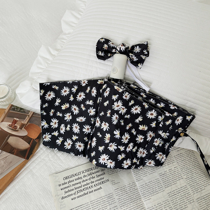 Women Foldable Shopping Bag with Charming Flower Design Bowlift