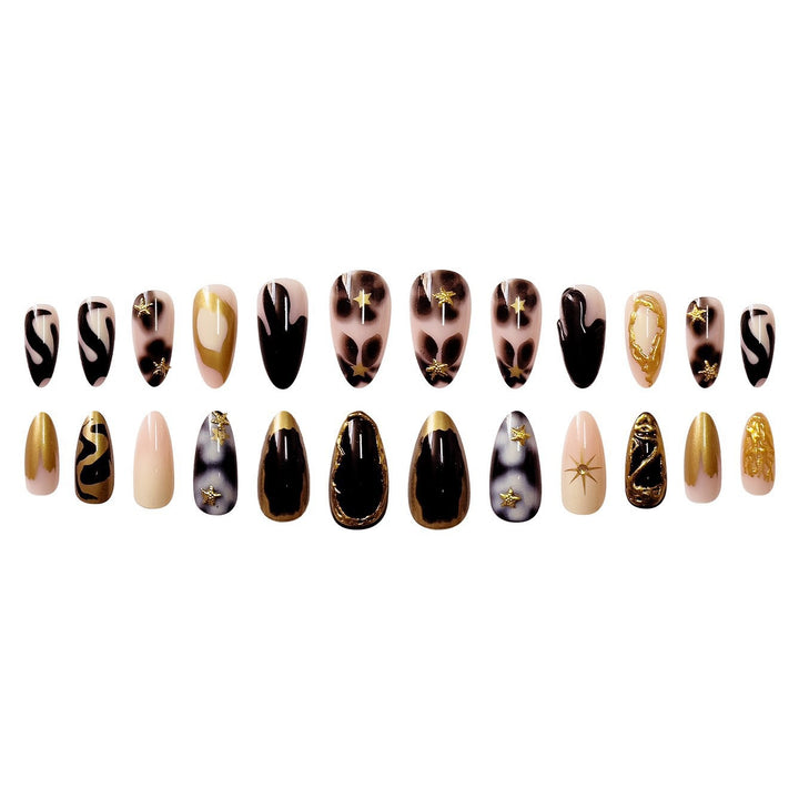Abstract Art Nail Enhancements Bowlift