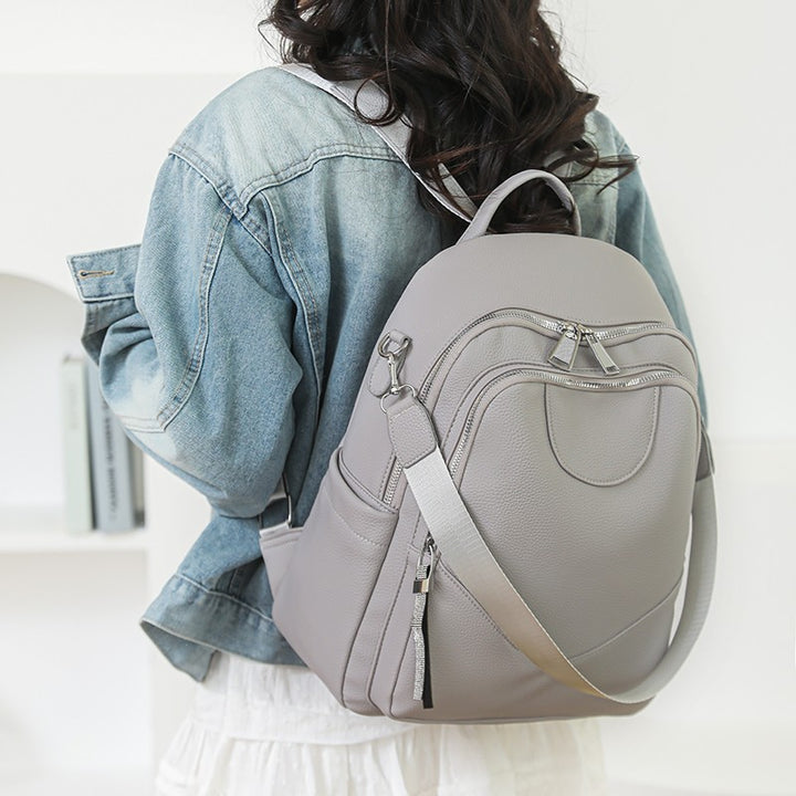 Premium Leather Multi-Functional Backpack Bowlift