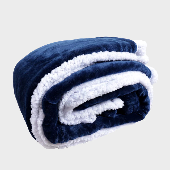 Women's Plush Blanket with Double Fleece Bowlift