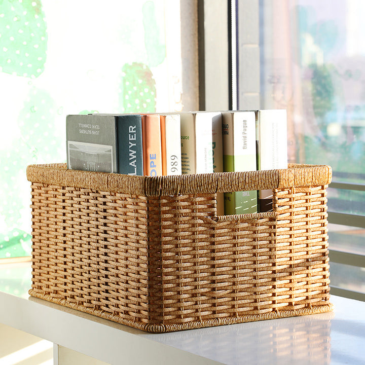 Unisex Practical Storage Basket with Open Handles Bowlift
