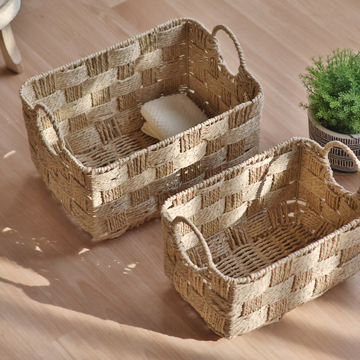 Handmade storage basket with practical handle Bowlift