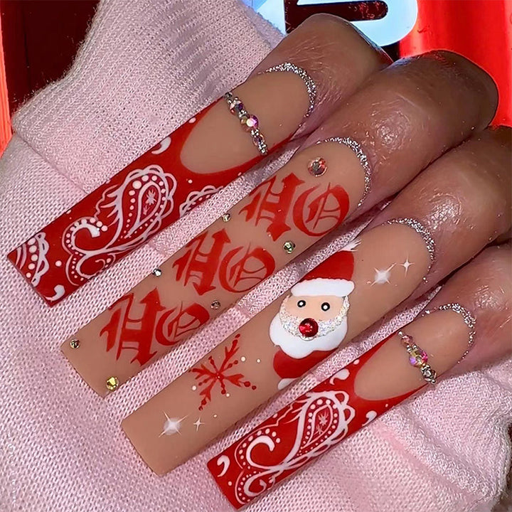 Creative Christmas Nail Art Bowlift