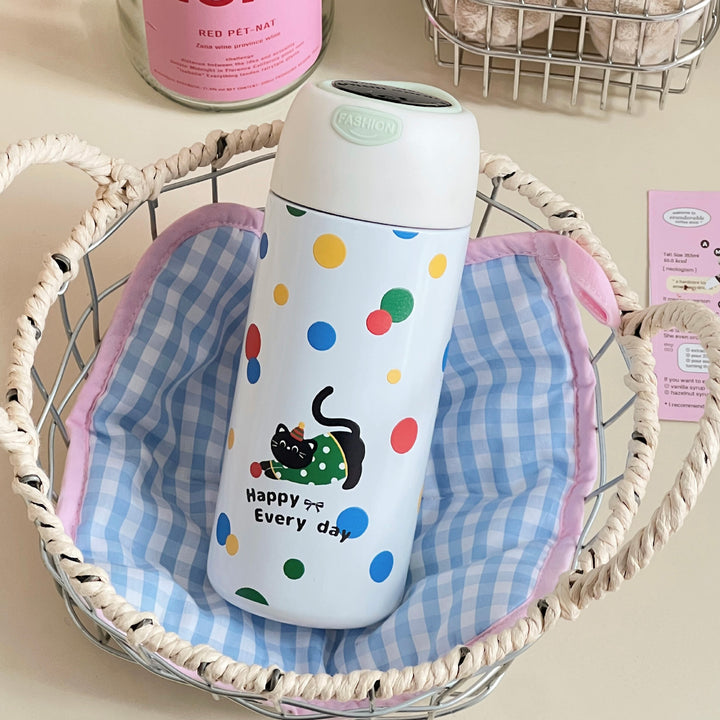 Women Insulated Water Bottle with Playful Animal Design Bowlift
