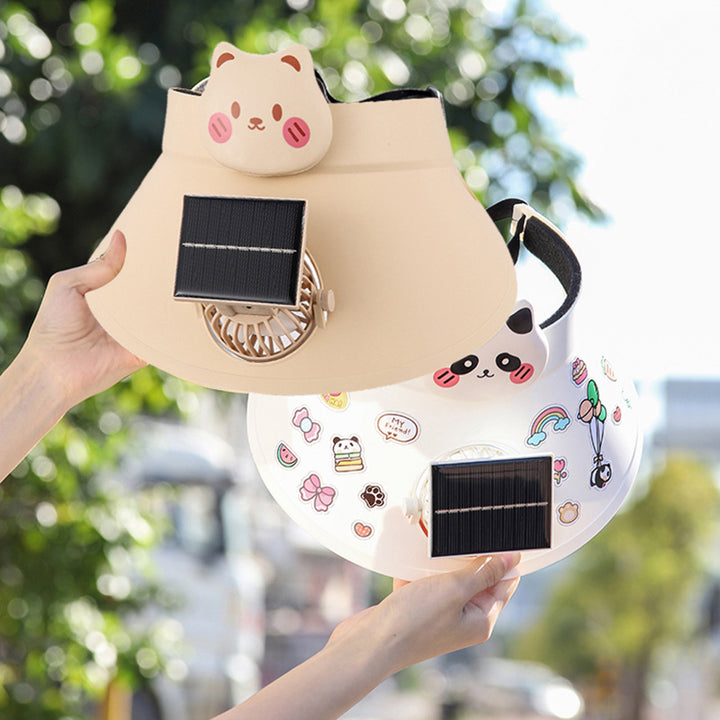 Ladies Portable Cooling Cap with Fan Function Bowlift