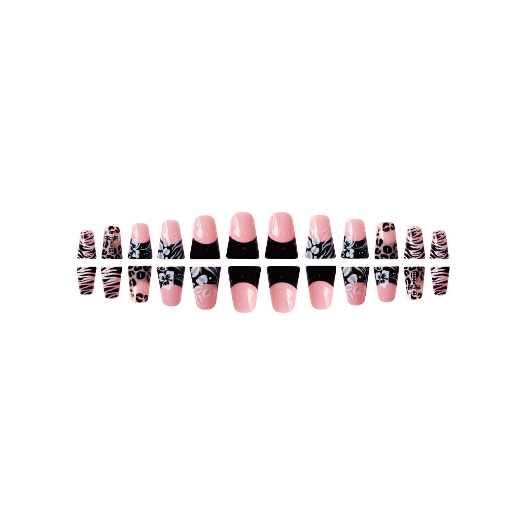 Artistic 3D Floral Press-On Nail Extensions Bowlift