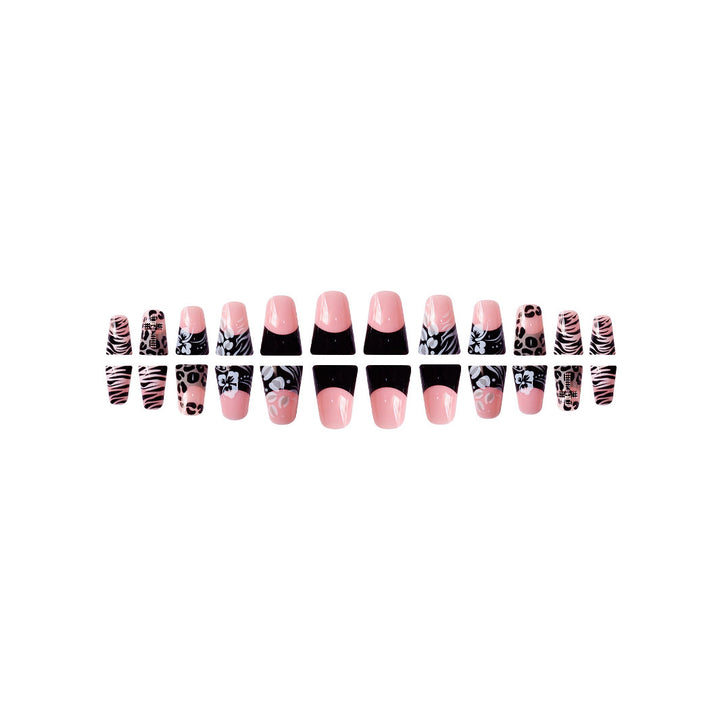 Artistic 3D Floral Press-On Nail Extensions Bowlift