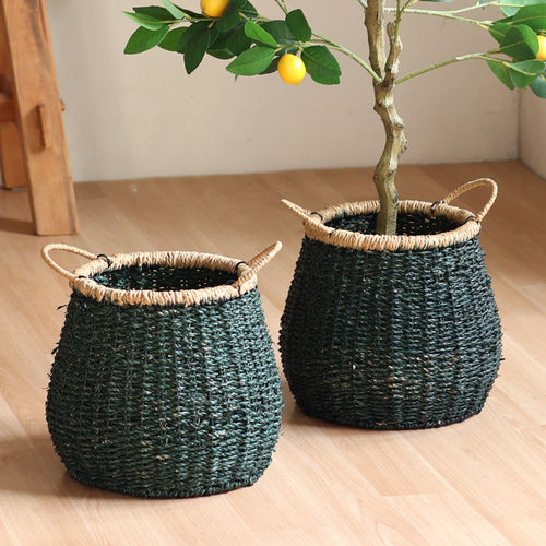 Handcrafted storage basket with natural details Bowlift
