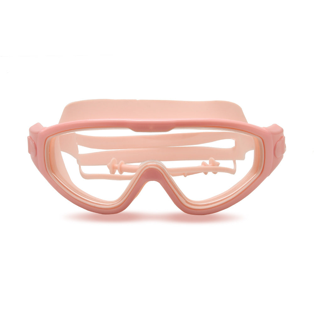 Waterproof swimming goggles with adjustable nose piece Bowlift