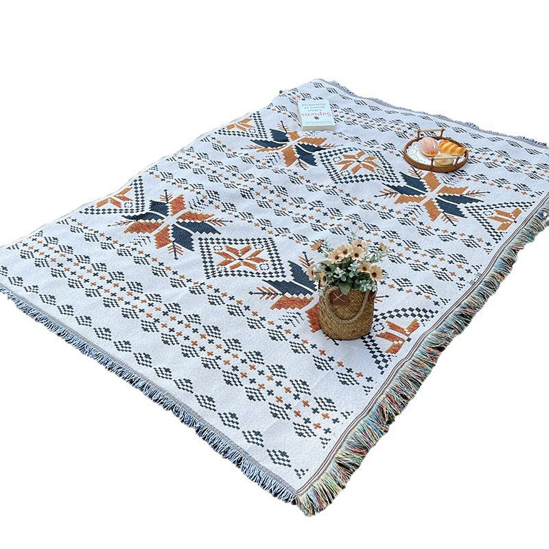 Playful Cartoon-Themed Throw Blanket