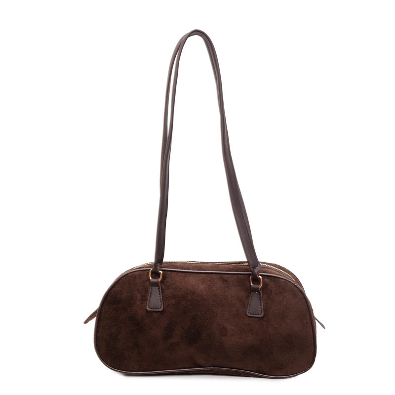 WoChic Faux Suede Handheld Bag Bowlift