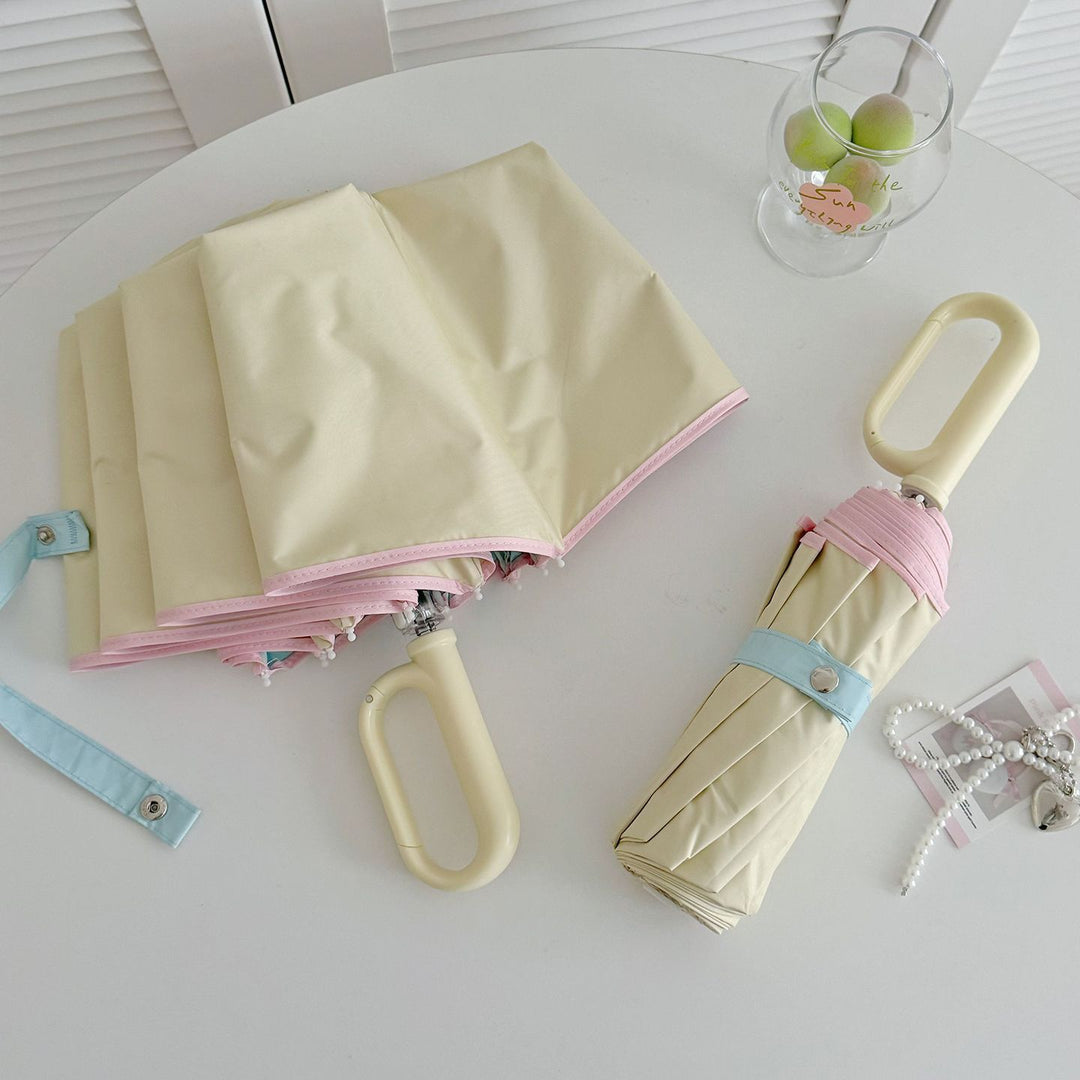 Women's Foldable Umbrella with Innovative Flower Shape Bowlift