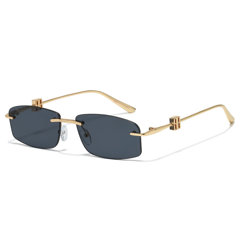 Avant-Garde Minimalist Rectangle Sunglasses Bowlift