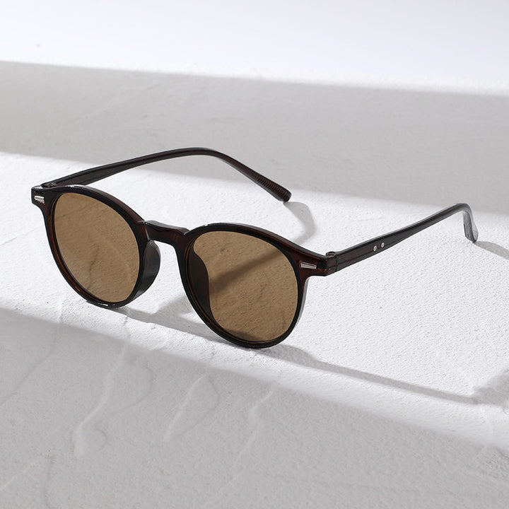 Stylish Round Frame Sunglasses Bowlift