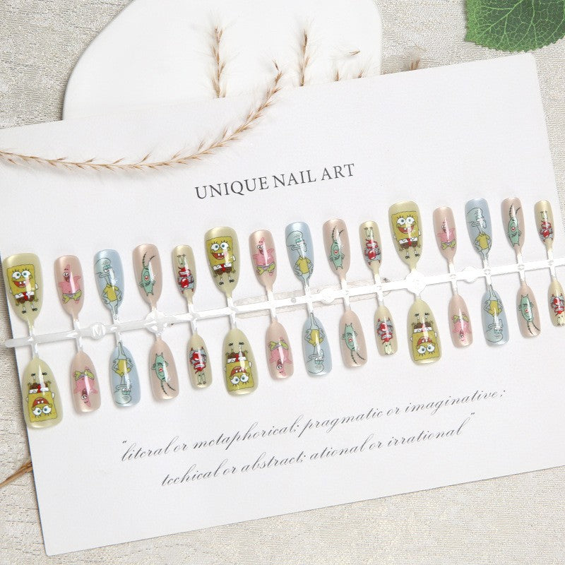 Creative nail design set with wonderful cartoon motifs Bowlift