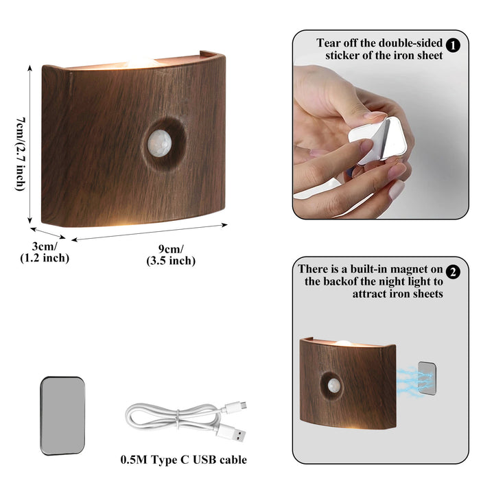 Motion Sensor LED Wall Light