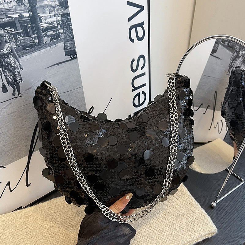 WoSequin Embellished Evening Handbag Bowlift