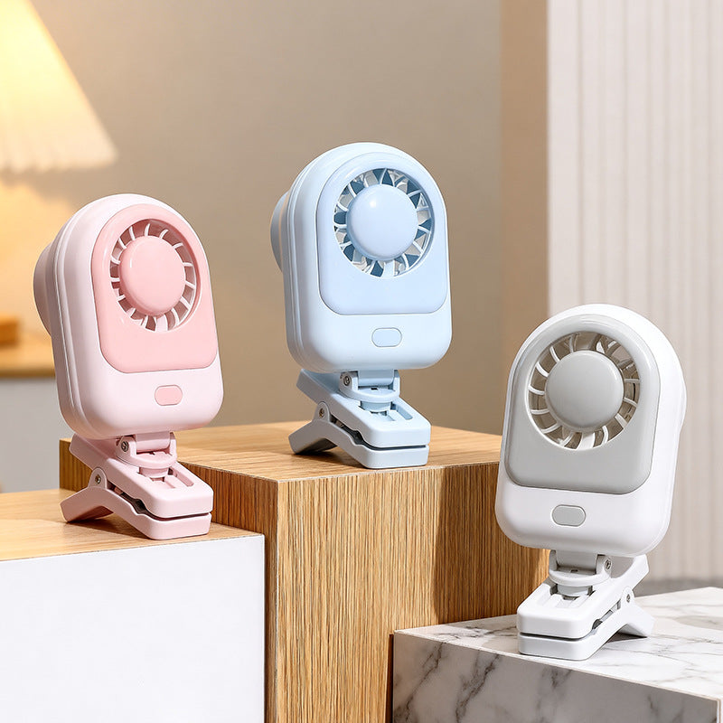 Women's Portable Clip Fan with USB Charging Option and Outstanding Flexibility Bowlift