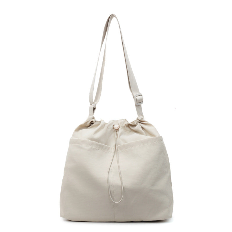 Adjustable Drawstring Shoulder Bag Bowlift