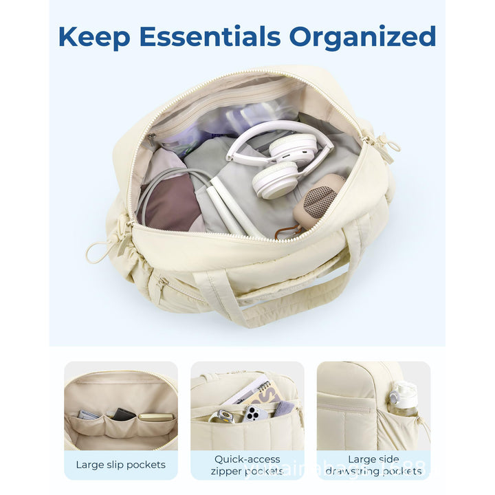 Padded travel bag with practical compartments Bowlift