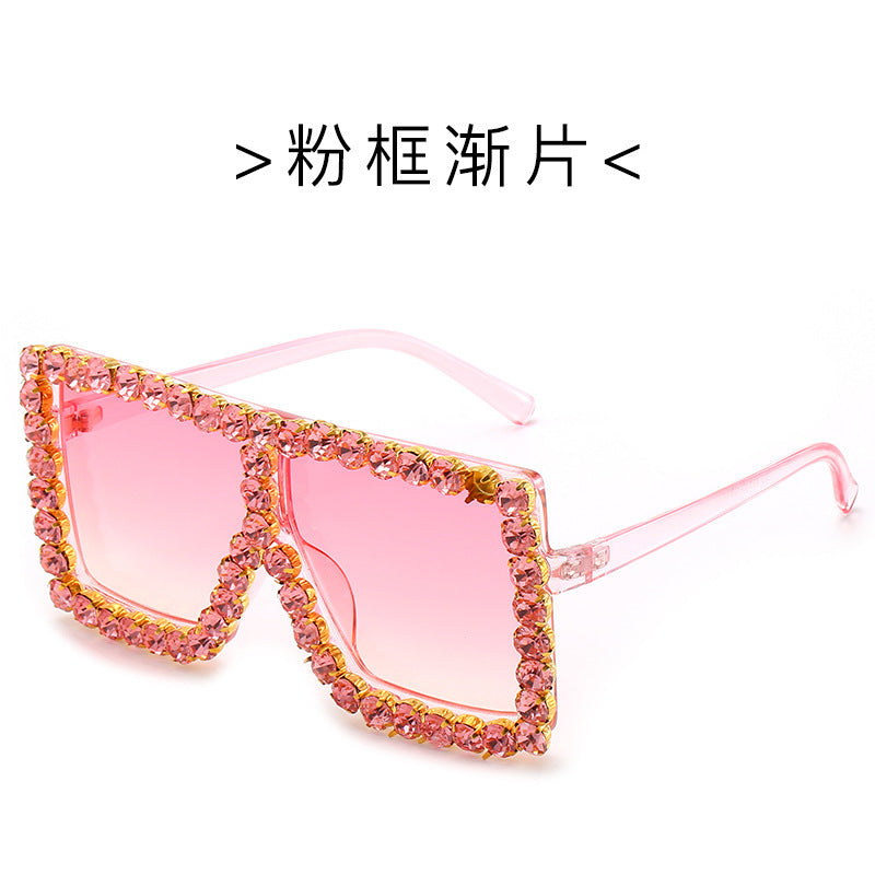 Women's fashionable sunglasses with rhinestone embellishment Bowlift
