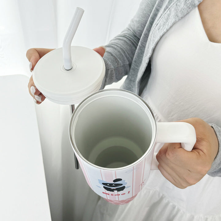 Women's thermos cup with cheerful vegetable design Bowlift