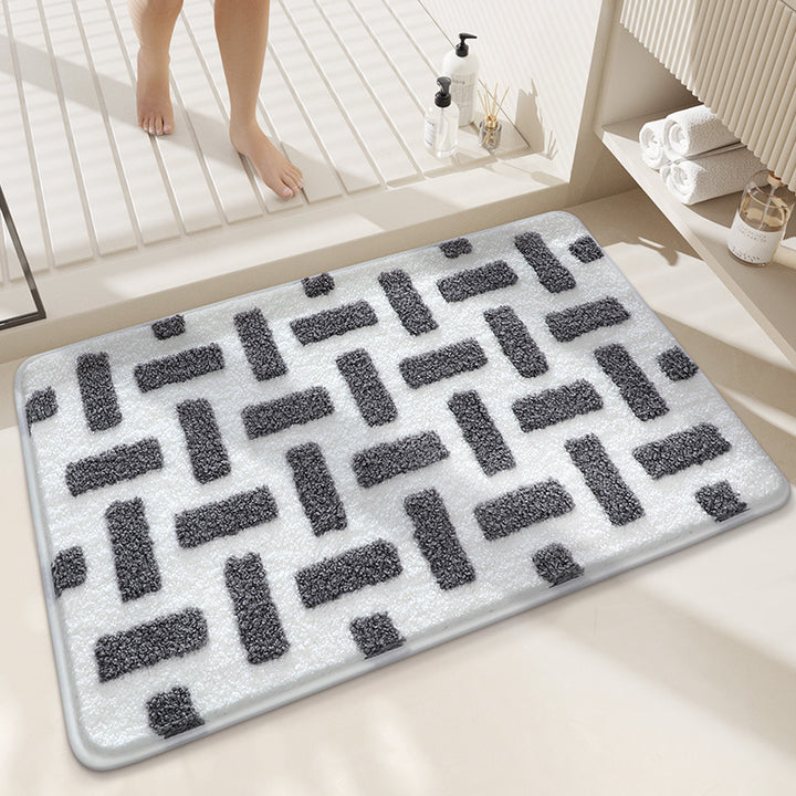Plush Non-Slip Bath Mat Bowlift