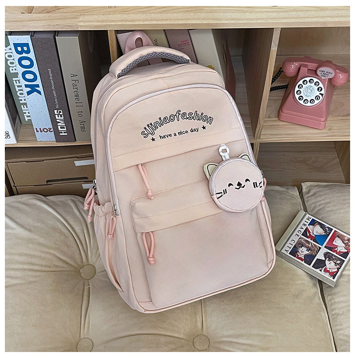 Cute Cat-Themed Fashion Backpack