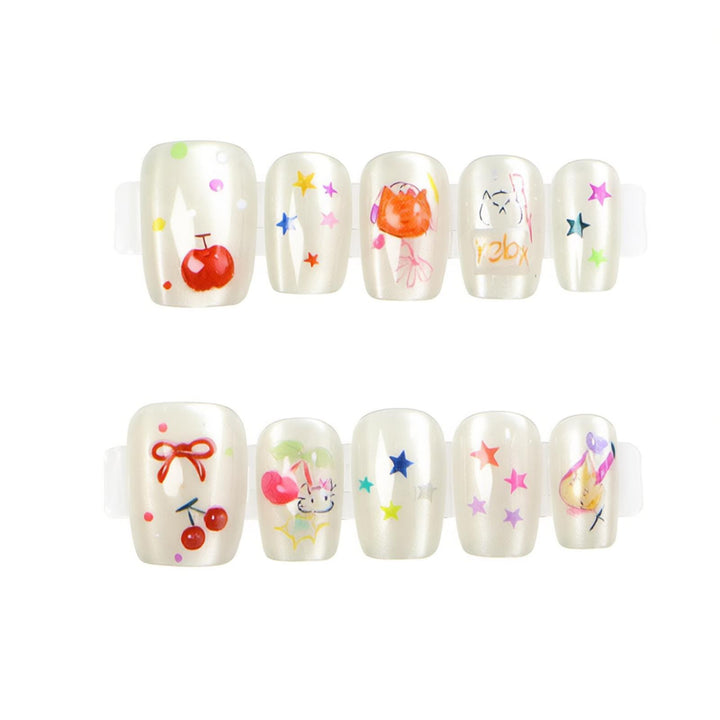 Creative Design Press-On Nail Art Bowlift